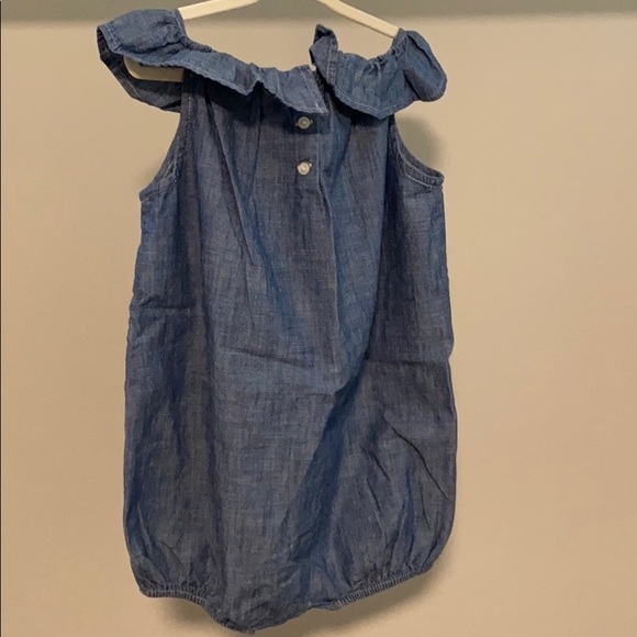 Ralph Lauren chambray bubble romper 24 months - Picture 4 of 4